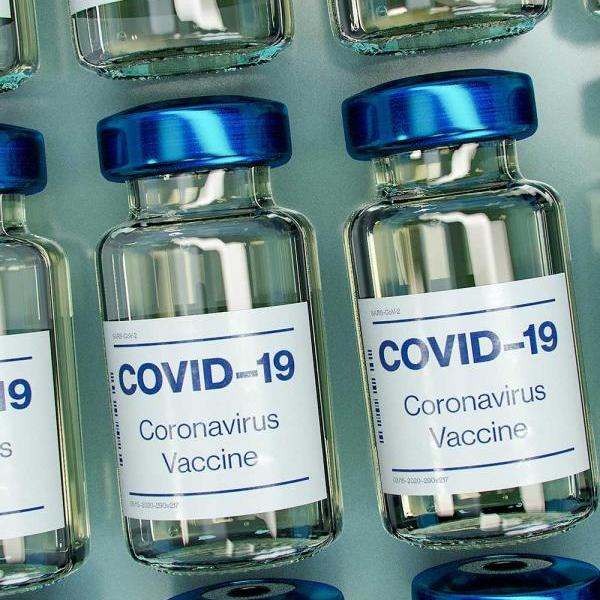 		bottles labeled 'coronavirus vaccine'
	