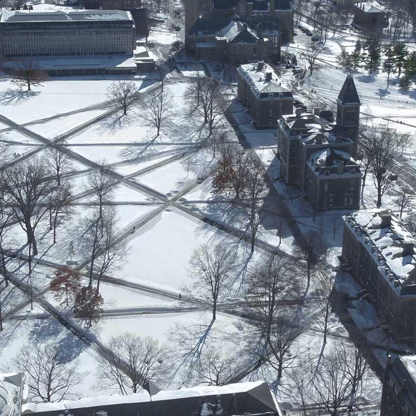 		Arts Quad aerial in winter
	