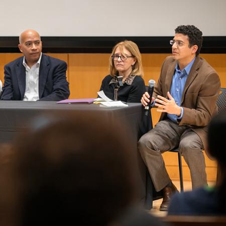  Faculty on panel discussion