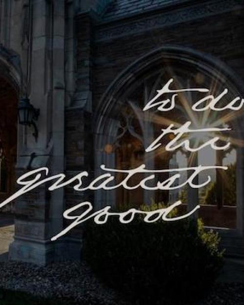 To do the greatest good