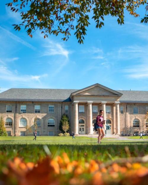 Arts Quad in fall