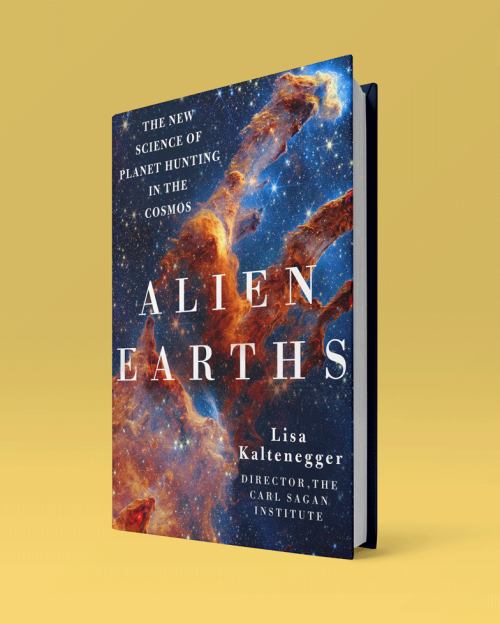 		Cover showing Alien Earths title and cosmic dust fingers against a background of stars
	