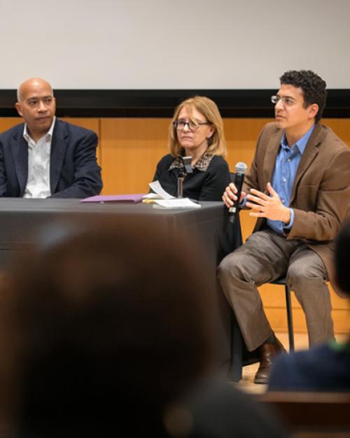  Faculty on panel discussion