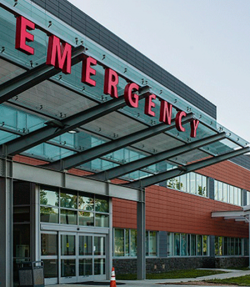  Hospital emergency entrance