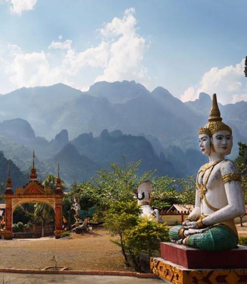  A temple in Laos